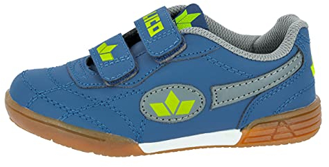 Lico Unisex Kinder Bernie V Hallenschuhe, Marine Grau Lemon, 29 EU