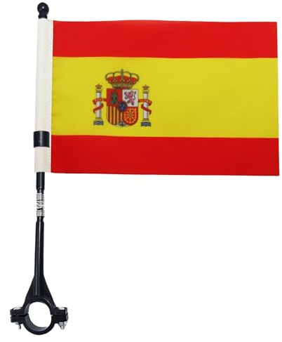 AZ FLAG Bandera Bici España 21x15 cm Española Poliéster Ligero Palo