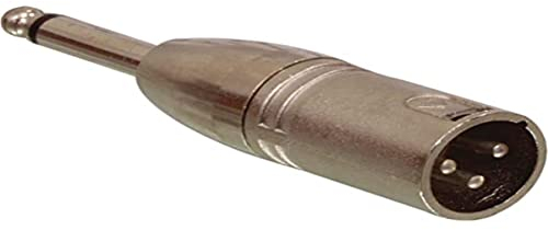 Valueline XLR 3p - 6.35mm, M/M Bronzo