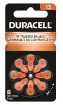 48 X Size 13 Duracell Activair (Da13) Easy Tab Hearing Aid Batteries