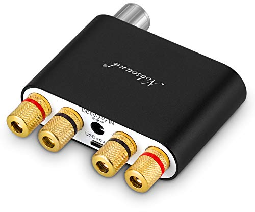 Nobsound NS-10G Mini Bluetooth 5.0 Digitaler Stereo Verstärker 100W HiFi Power Amp mit Netzteil (Schwarzes)