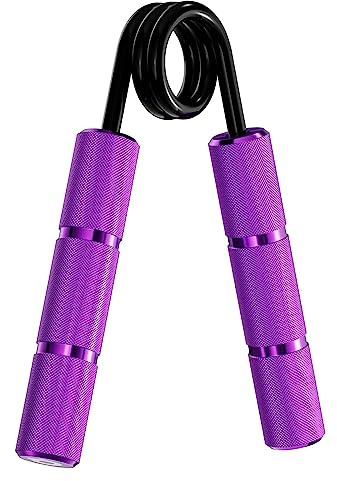 RPM Power Metal Gripper Pinza per Le Mani 8 Diversi Livelli di Tensione (23Kg - 181kg), Potenziamento Muscolare di Mano, Polso, Avambraccio (100lbs Viola)