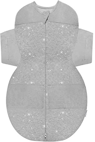 happiest baby 100% Organic SNOO Sleep Sack - Large - Graphite Stars