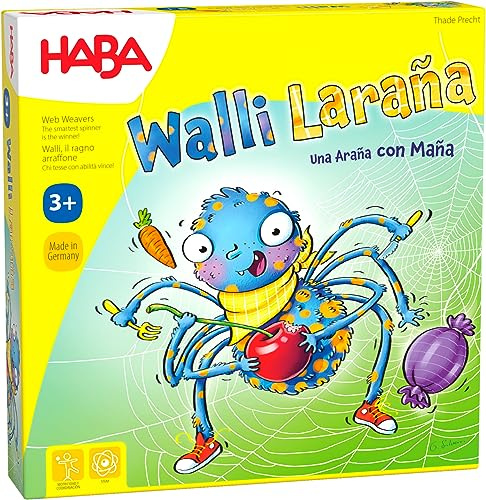 HABA 306571 - Walli Spinne, Motorik-Brettspiel für Kinder über 3 Jahre