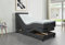 Tesla Dreams Boxspringbett Elektrisch verstellbare, Boxspringbett 90x200 Emotion, 7 Zonen Taschenfederkern-Matratze H2/H3, Tppper MemoLUX-10 cm Anthrazit