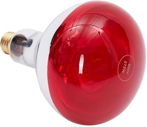 Rhmip Near Infrared Red Heat Lamp Blub,Suitable for Infrared Devices,Relieve Physical Pain