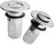 2 Pcs Tapón de Lavabo Universal Pop Up, Tapón Desague Lavabo Fregadero, Tapon de Desagüe de Baño de Drenaje Acero Inoxidable con Filtro para Desagües de 30-40 mm para Bañera Cocina