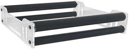 Ronyme Soporte para detallado de ruedas de automóviles, expositor giratorio de alta resistencia, soporte con rodillo para revestimiento de ruedas, taller de