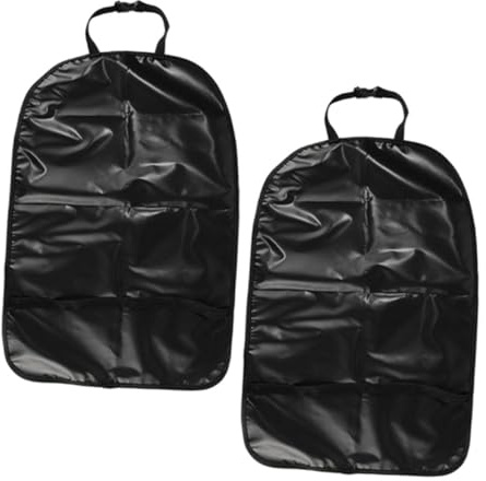 FUNOMOCYA 2 Piezas Protector Asiento Coche Funda Trasera Oxford Patada Protección Respaldo para Asiento Vehículo Fácil Instalación Protección Interior