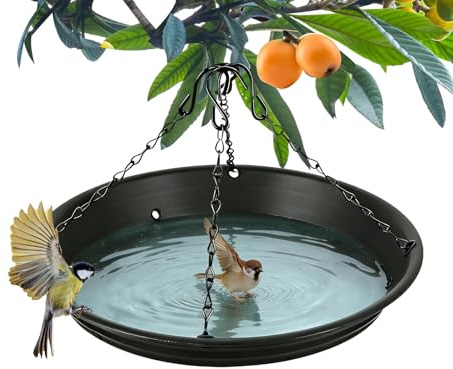 Xmccvt Vassoi Mangiatoia Per Uccelli Da Esterno,Ampia Stazione di Alimentazione Antipioggia Resistente alle Intemperie | Vassoio Mangiatoia Per Scoiattoli Decorazione Da Giardino | Per Cortile Patio