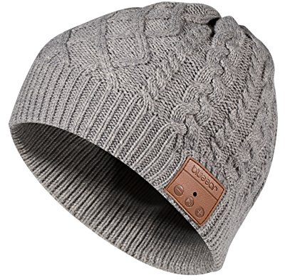 blueear Bluetooth Beanie Hat Bluetooh 5.0 Headphone Wireless Winter Knit Hats with Stereo Speaker and MIC,Gifts for Birthday,Christmas,Thanksgiving Day