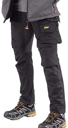 Snickers Workwear Men's No Aplica Work Safety Suit, Black, 3XL