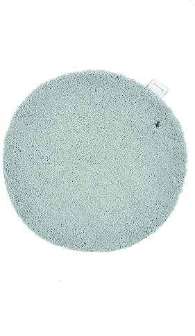Teppich aus 100% Polyester; handgetuftet | Größe: 90 cm rund; Farbe: Mint | Tom Tailor - Cozy Bath