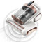 Hocomay Aspirateur anti-acariens sans fil pour matelas avec lumière UV-C, 16 Kpa - Aspirateur à main avec affichage LED, filtre HEPA, ultrasons, double aspirateur de lit pour lit, canapé et oreiller