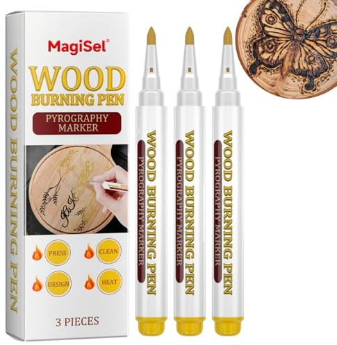 Rotulador de madera para quemar, Marcador de marca de madera, lápiz de dibujo para pintura de madera, Rotulador para carpintería, Marcador de Quemado Multifuncional, Rotuladores de madera para niños
