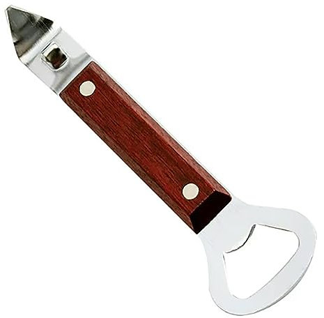 Apribottiglie in acciaio inox, perforatore per bottiglie manuali, lattine, portatile, in acciaio inox, per aprire barattoli da cucina, bar, utensile da cucina che fa tutto (beige, taglia unica)