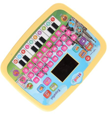 RIZGHWOY Tableta de Aprendizaje de Idioma Español para Niños, Material Robusto y Seguro, Juego Educativo para Niños (#11)