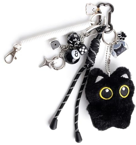 Georgie Porgy Porte-clés Accessoire pour sac à main Pendentif de sac à main Bag Charm Sac à dos d'école Sac de sport mignon Cadeau pour fille