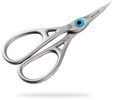 Premax - Forbici Unghie Ring Lock System Line - 3 3/4-cm. 9,5 - Precisione di Taglio e Durata Eccezionali - Design Esclusivo per Mani Maschili - Acciaio INOX - Finitura Sabbiata - Made in Italy