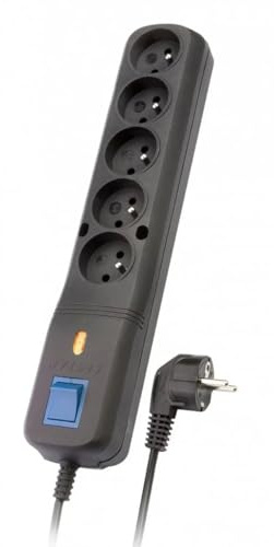 Lestar – 5 W lv-530wa, Surge Protector, 5 m, Black