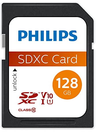Philips SD C10, Tarjeta de Memoria SDXC de 128 GB