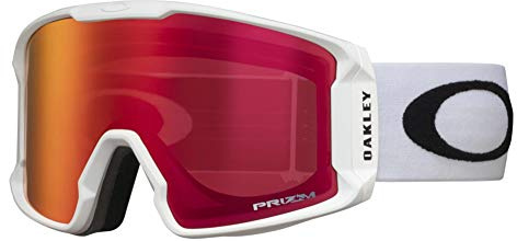 Oakley Line Miner Unisex Ski Goggles, unisex, Line Miner, White (Prizm Torch Iridium)