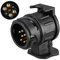 Xcozu Adaptateur de remorquage 13 broches vers 7 broches - pour caravane, camion, remorque - Étanche, 12 V