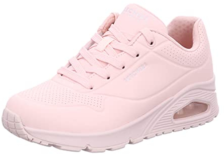 Skechers Femme Uno Frosty Kicks Baskets, Rose, 38 EU