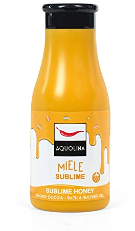 Aquolina Bagno Doccia MIELE SUBLIME. Bagnoschiuma leggero e di veloce assorbimento - 250 ml