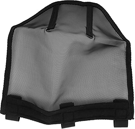 Horse Nose Mesh Cover, Breathable Adjustable Face Protection for Riding, Training, Trail Use, Compatible with Fly Masks Bridles for Mares and Geldings Size M