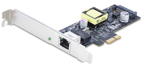 StarTech.com 1-Port 2.5Gbps NBASE-T PoE Network Card, Intel I225-V, 802.3af/at PoE+ Multi-Gigabit NIC, PCI Express Server LAN Card, SATA Powered Desktop Ethernet Interface (PR12GIP-NETWORK-CARD)