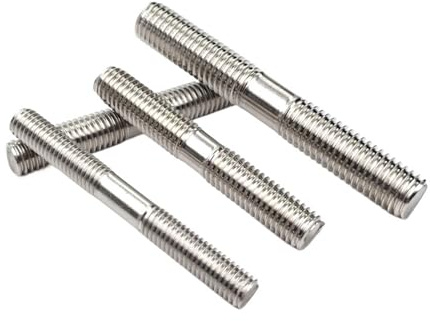 Perno prisionero de doble extremo de acero inoxida Double-Ended Threaded Rod 304 A2 Stainless Steel Multiple Sizes Pack of 1-10Pcs(M8x70-2pcs)