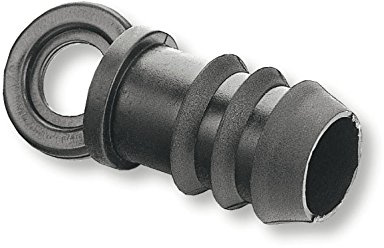 Abrisa Tapón para manguera de riego, Negro, 20 mm