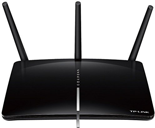 TP-LINK Archer D2 AC750 Wireless Dual Band Gigabit ADSL2+ Modem Router for Phone Line Connections - Black