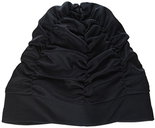 BECO Beermann GmbH & Co. KG Damen Stoffhauben, große Kopfform Kappe, schwarz, One Size