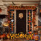 2 Piezas Pancartas de Porche de Halloween, Banner para Puerta de Entrada, Cartel de Bandera para Decoración de Fiestas