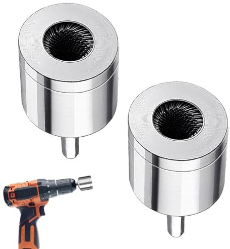 Oiieco Copper Pipe Cleaner - 15mm+22mm Plumbing Tools Copper Pipe Cleaner for Drill, Carbon SteelCopper Pipe Tube Cleaning Brushes, Efficient Copper Pipe Cleaners Plumbing Brush for Electric Drill Bit