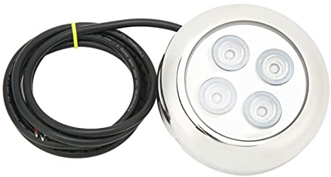 Kuuleyn Marine Underwater Light, Yacht Tail Dome Light, 60 ° Vinkel IP68 Vattentät havsvatten Interiör Kupolbelysning (Vit)