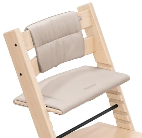 Cojín Stokke Tripp Trapp, Beige – Compatible con todas las sillas Tripp Trapp y Baby Set – Resistente a líquidos, manchas y suciedad