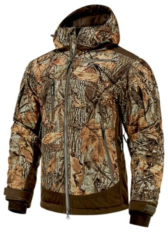 Full mundur Chaqueta de caza, chaqueta de invierno para hombre, resistente al viento, impermeable.