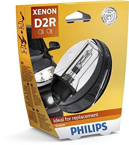 Philips Xenon Vision D2R, Ampoule Xénon Pour Éclairage Automobile, Solution Parfaite Pour Le Remplacement D'Une Lampe À La Fois, Lot De 1