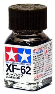 RCECHO® 2x Tamiya Model Color Enamel Paint XF-62 Olive Drab Net 10ml 80362 CA338 Full Version Apps Edition
