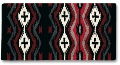 Mayatex 1453-3 Las Cruces 36in x 34in New Zealand Wool Saddle Blanket 34in x 36in