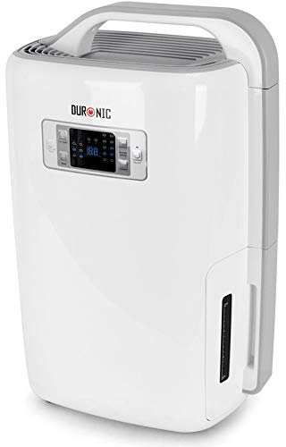 Duronic Dehumidifier DH20 Air Dehumidifier for clothes drying, Black Mould, Damp & Condensation Remover, Wardrobe, Bathroom, Small Bedroom, Utility Room 4L Tank, 20L in a Day