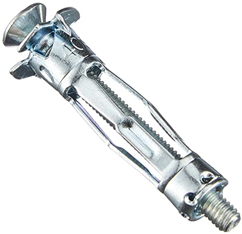 Molly M11010-XJ Chevilles métalliques à expansion avec vis M4 Ø 8 x 43 mm, Gris, Set de 16 Pièces