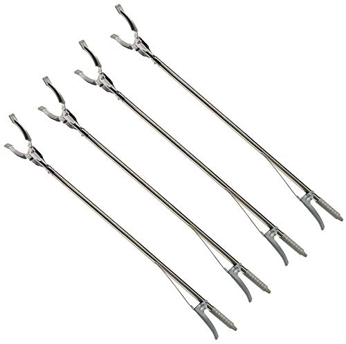 HAC24 set med 4 grepptång avfallshjälp avfall 90 cm grip griparm sopsamlare skräp avfallshanterare