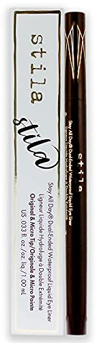 Stila Bleiben Sie den ganzen Tag über mit zwei Enden, wasserfester Flüssigkeits-Liner