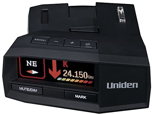 UNIDEN R8 Extreme Long-Range Radar/Laser Detector, Dual-Antennas Front & Rear Detection w/Directional Arrows, Built-in GPS w/Real-Time Alerts, Voice Alerts, Red Light Camera and Speed Camera Alerts