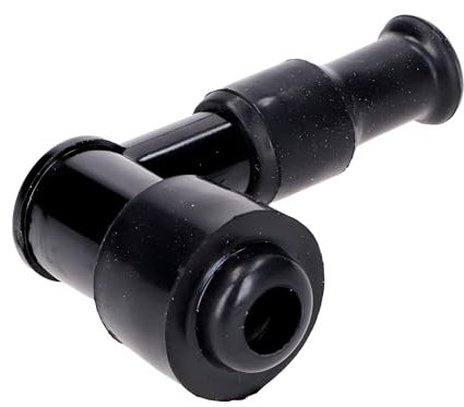 Connettore candela 90° 1kiloohm, nero