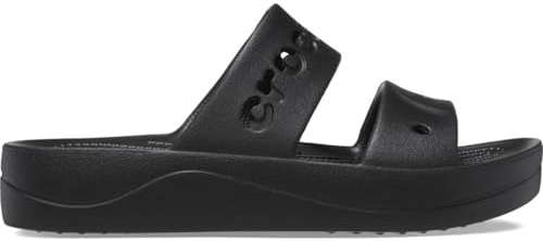 Crocs Femme Baya Platform Sandal Sandales, Black, 39/40 EU